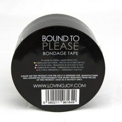 Bound to Please Bondage Tape Black - Image 3