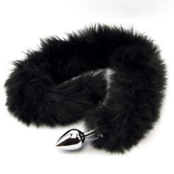 Furry Fantasy Black Panther Tail Butt Plug - Image 3
