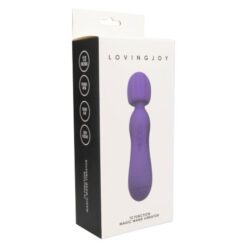 Loving Joy 10 Function Magic Wand Vibrator Purple - Image 10