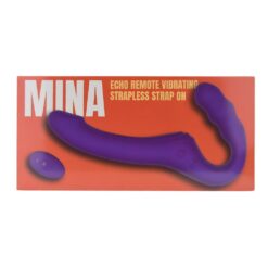 Mina Echo Remote Vibrating Strapless Strap On - Image 14