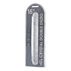 Loving Joy 15 Inch Double Ended Dildo Clear - Image 6