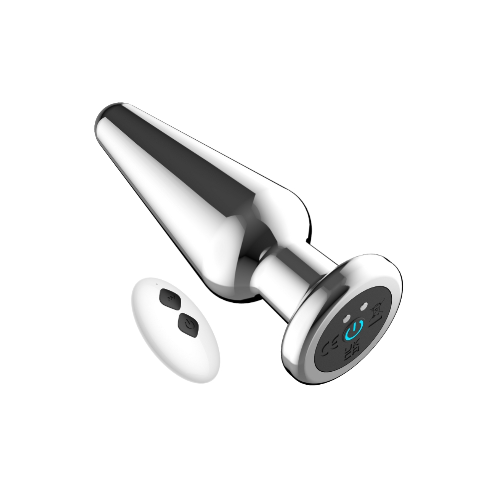 Toosh Remote Controlled Metal Vibrating Butt Plug - Image 3
