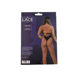 Lace by LJ Strappy Halter Teddy Black - Image 7