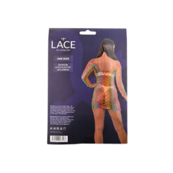 Lace by LJ Rainbow Long Sleeved Mini Dress - Image 7